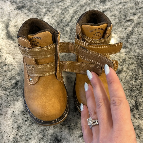 TZJS Kids' Hiking Work Boots for Boys Girls, Waterproof Outdoor Boots. 7 NEW - Picture 7 of 9